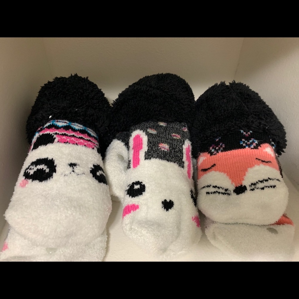 ❗️LAST CHANCE❗️ Slipper sock 3 pack bundle